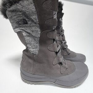 The North Face Women's 7.5 Winter Boots Faux Fur 200g Insulated Waterproof